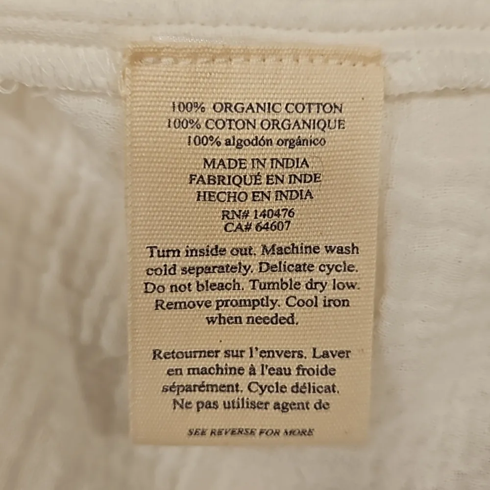 💕FAHERTY💕 Dream Cotton Gauze Dylan Top ~ White Medium M NWT - Image 14