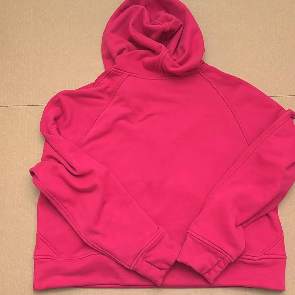 Scuba hoodie sweatshirt raspberry pink large women’s - Image 3