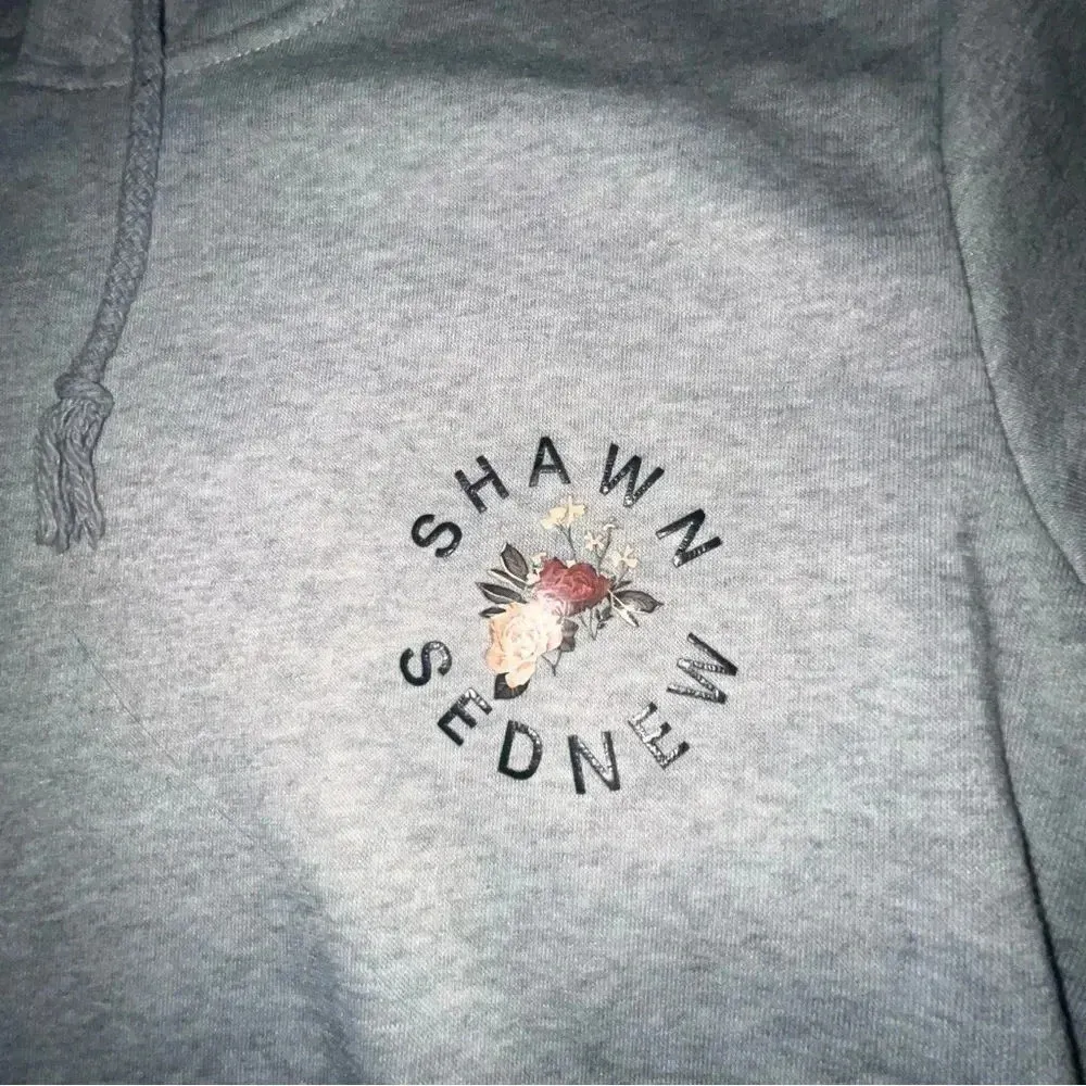 Shawn Mendes Grey Tour Hoodie Sz Medium - Image 3