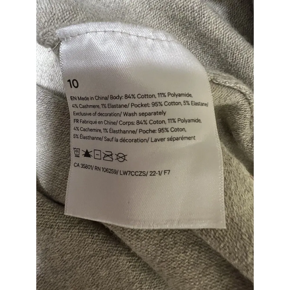Lululemon Cotton-Cashmere Knit High-Rise Short 4” Heathered Raw Linen Size 10 - Image 9