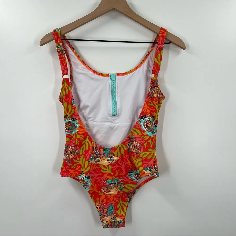 Spongebob x RSVLTS Swimsuit Bathing Suit One Piece Orange Size M - Image 7