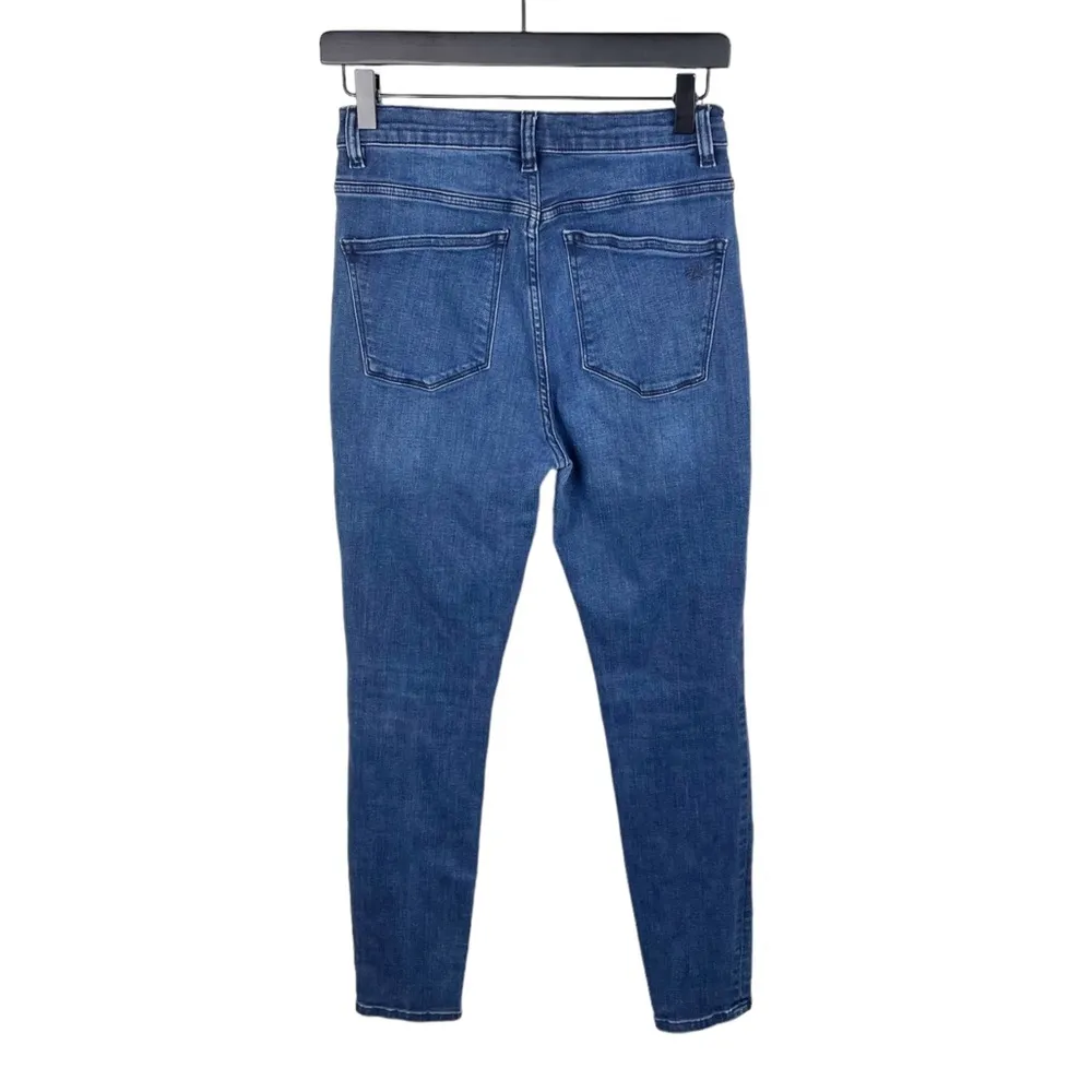 DL1961 Chrissy Ankle Ultra High Rise Instasculpt Skinny Jeans Tulsa Wash Size 27 - Image 2