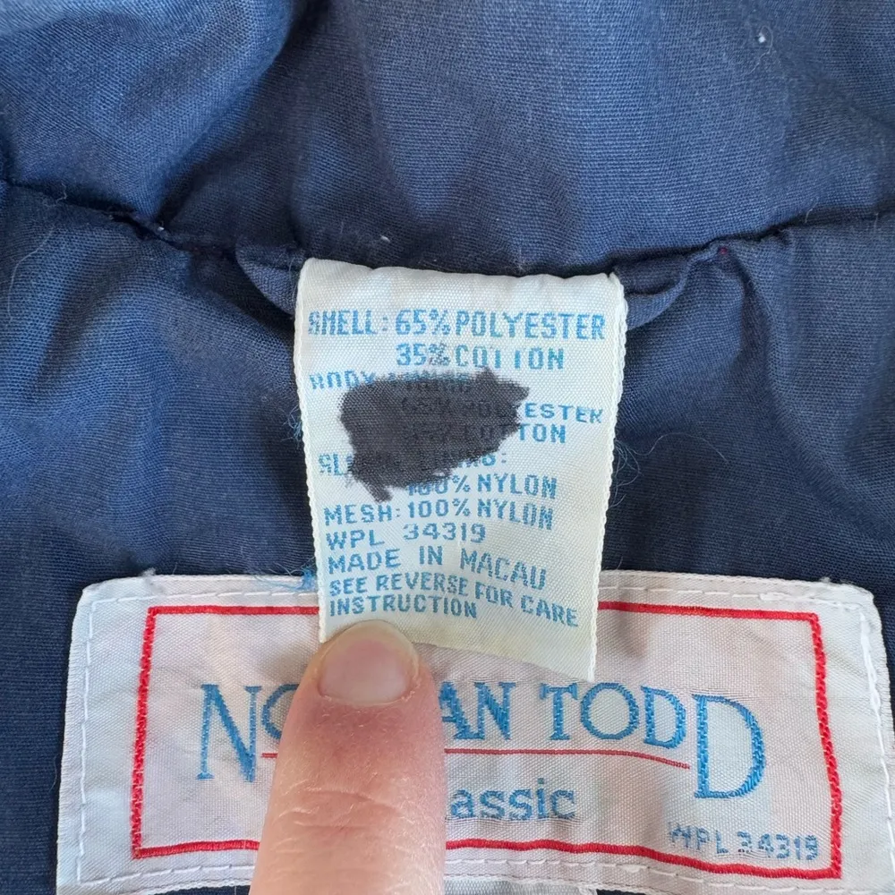 Vintage Norman Todd Coca Cola Red Blue Windbreaker Jacket 80’s 90’s Size Medium - Image 8