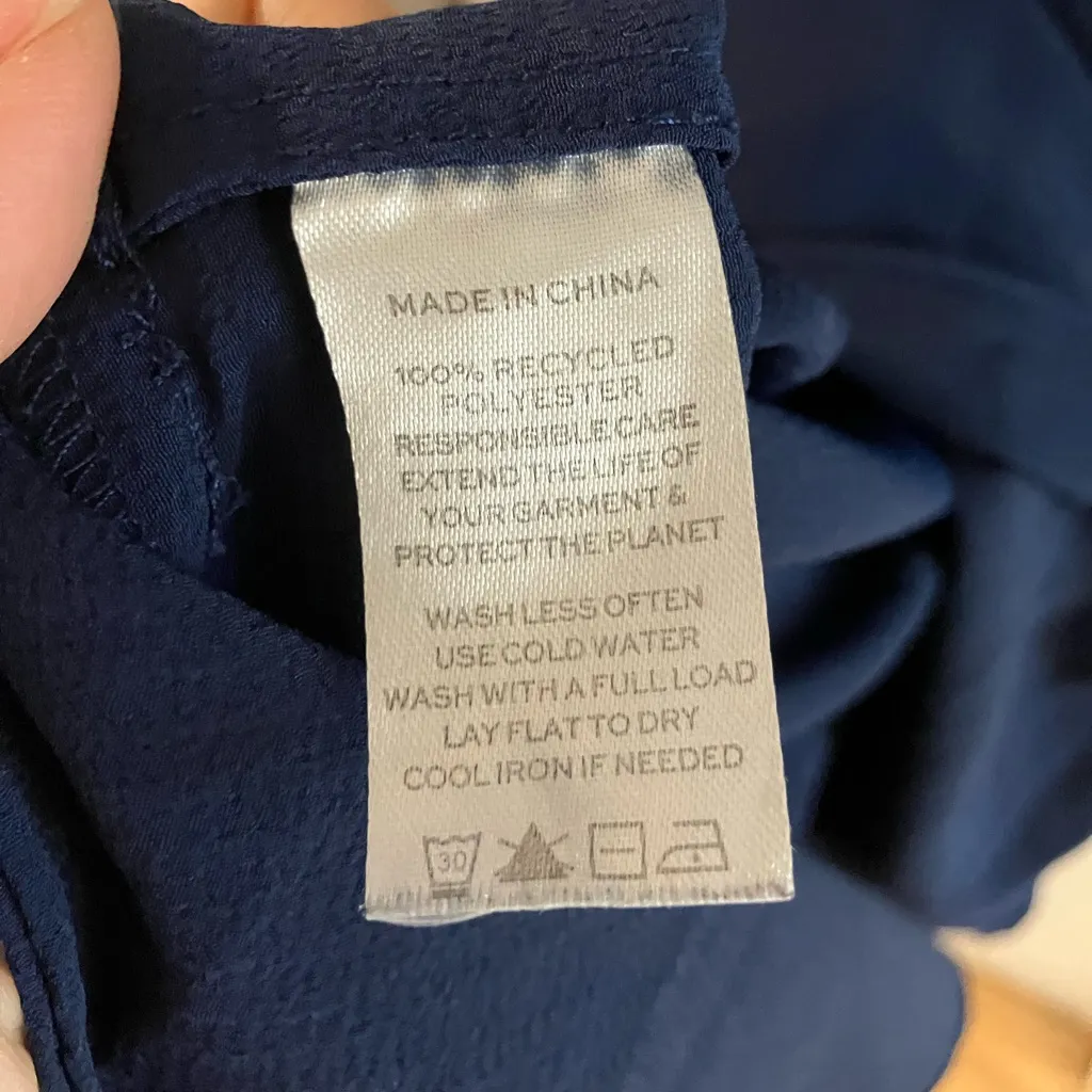 Hill House  Lucia Navy Blue Nap Dress - Image 5