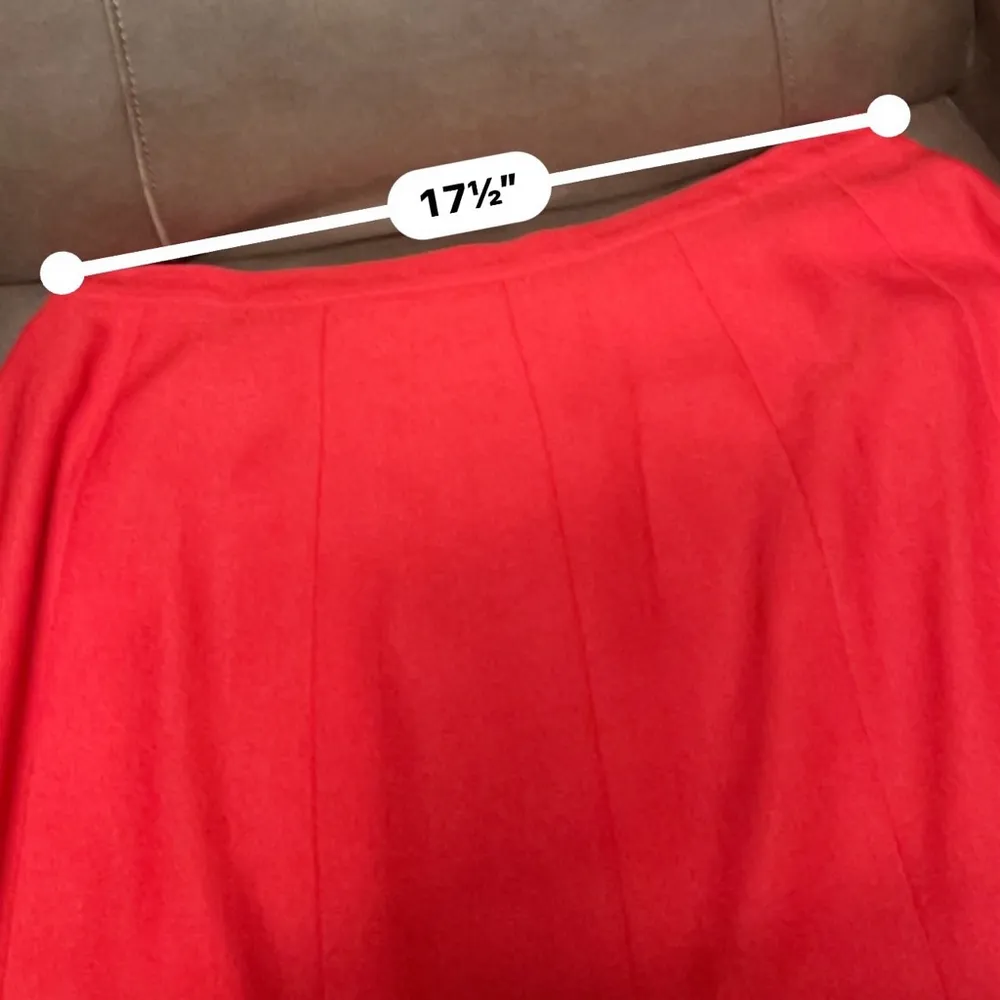 Women's BFA Classics Red Midi Skirt Size 22W - Image 6