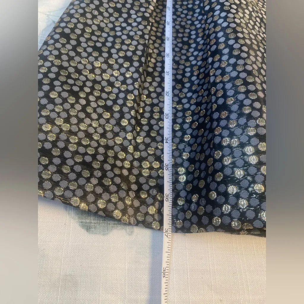 ANTHROPOLOGIE | James Coviello "Josseline" Brocade Metallic Dot Dress XS - Image 13