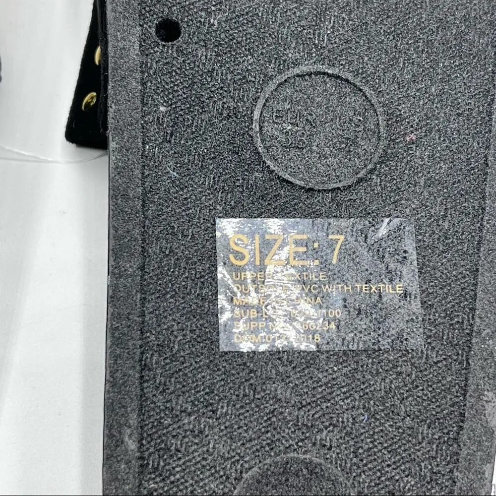 MixIt Womens Embellished Pearl Style Pool Slide Shoes Sz 7 - Image 5