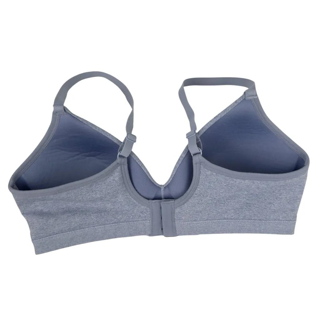 ThirdLove Form 360 Fit Wireless Bra Padded Lined Heather Blue Size Large - Image 6