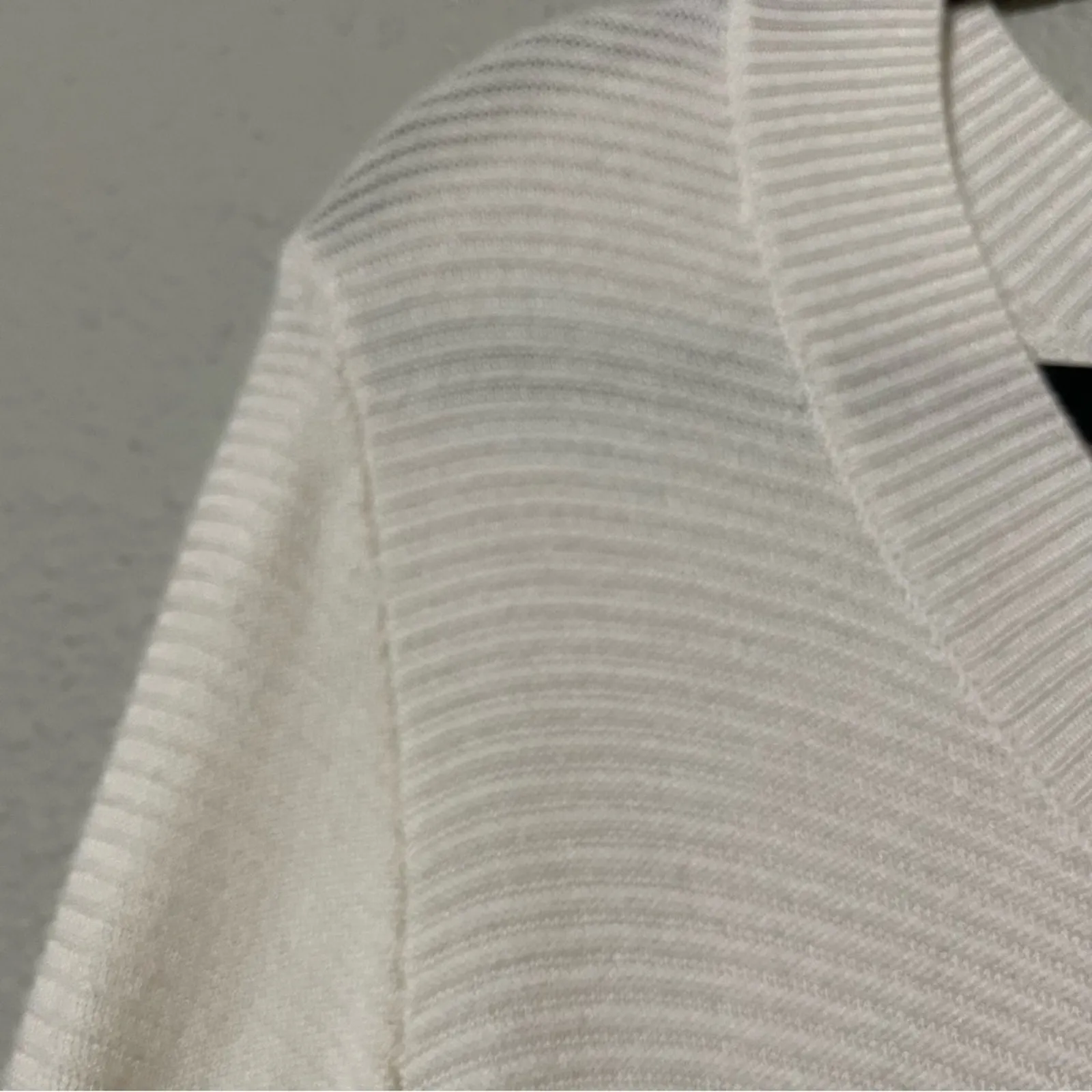 Jack by BB Dakota Black & White Striped Bell Sleeve Sweater Dress Womens M - Image 3