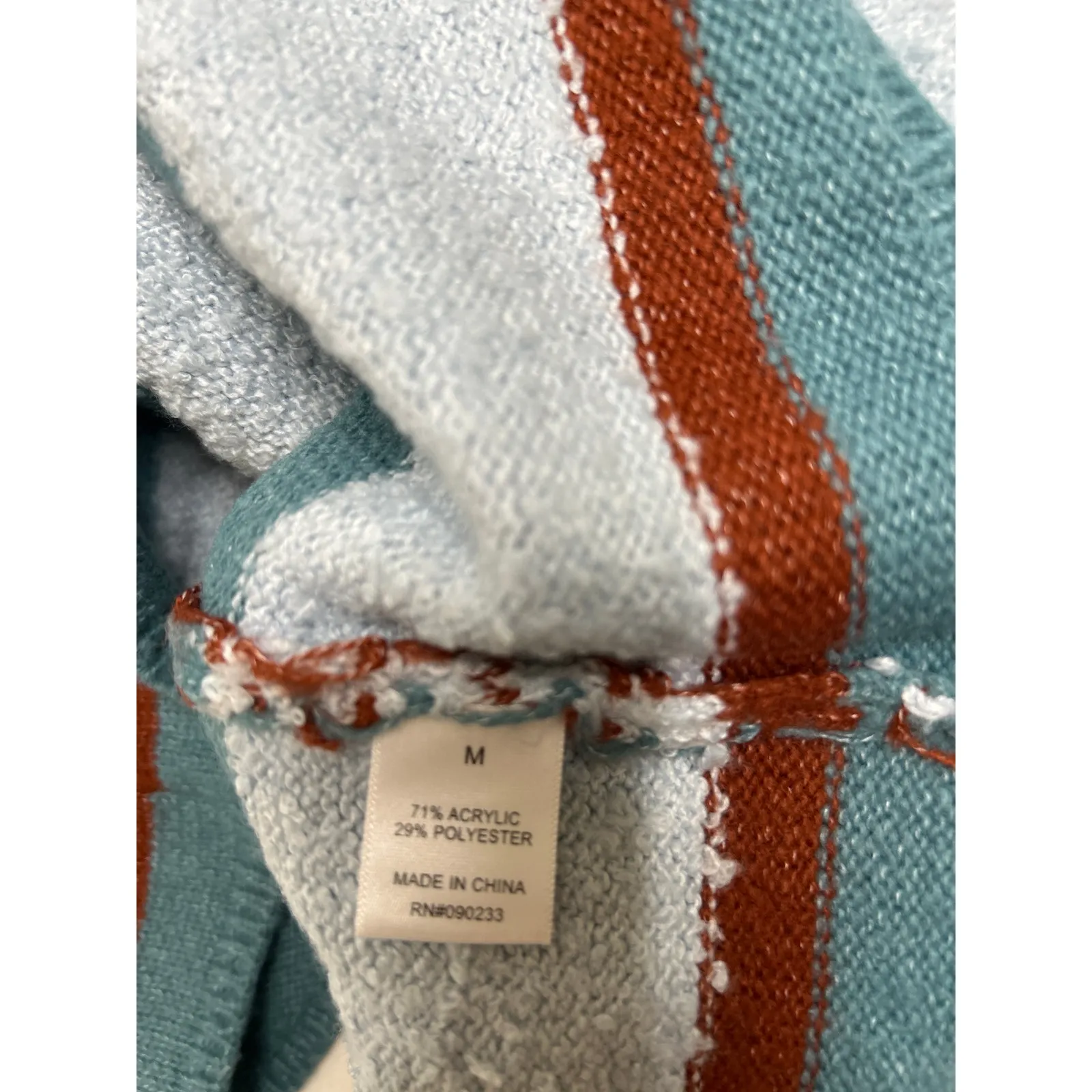 PacSun LA Hearts Marissa Striped Cozy Crew Neck Sweater NWOT Size M - Image 7