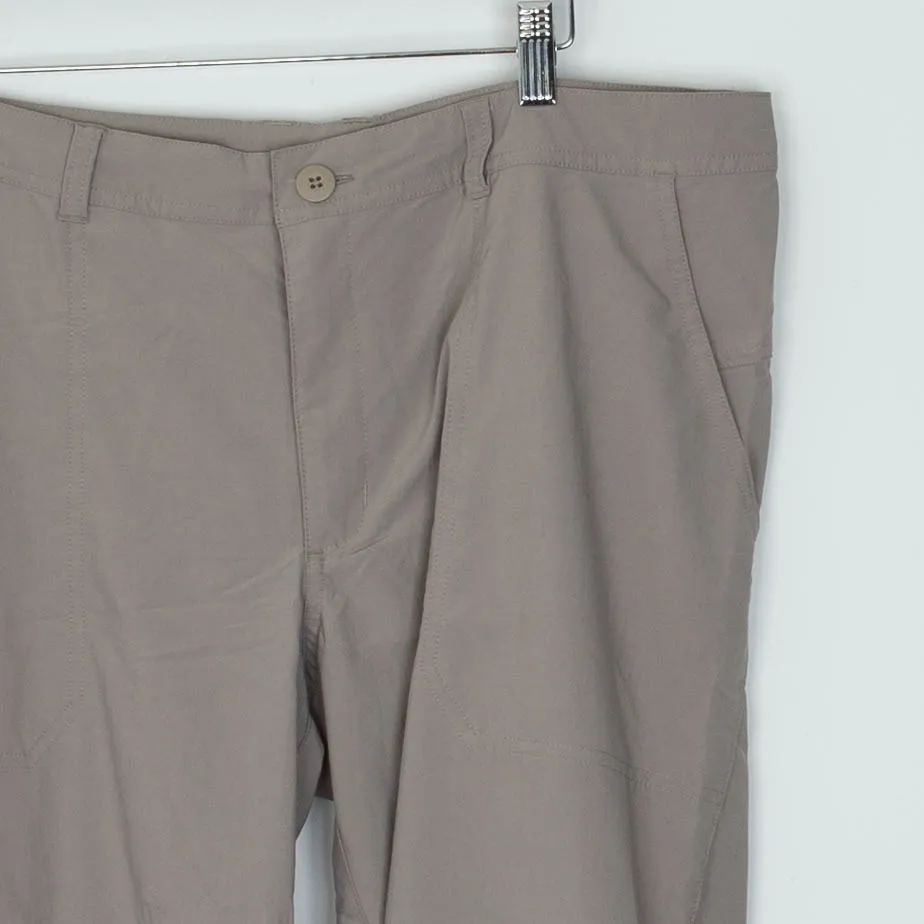 Patagonia Womens Intercontinental Roll Up Hiking Pants Tan Size 14 Nylon Outdoor - Image 2