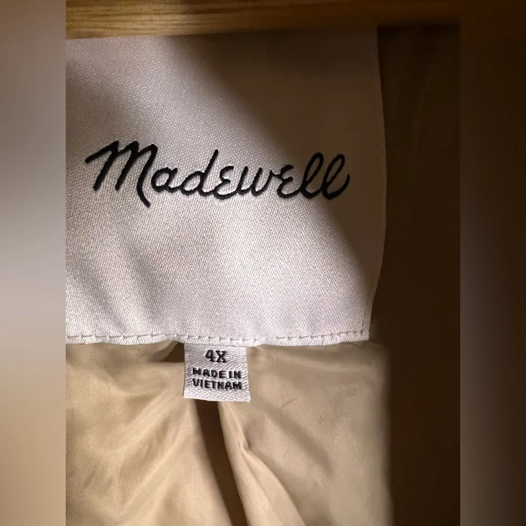 Madewell Holland Quilted Puffer Parka in Toasted Sesame.  Size 4X - Image 7