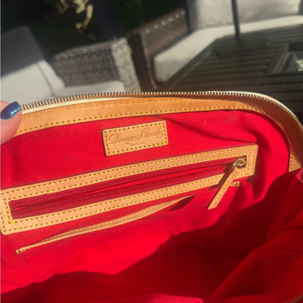 Dooney & Bourke zip zip multicolor gingham satchel - Image 11