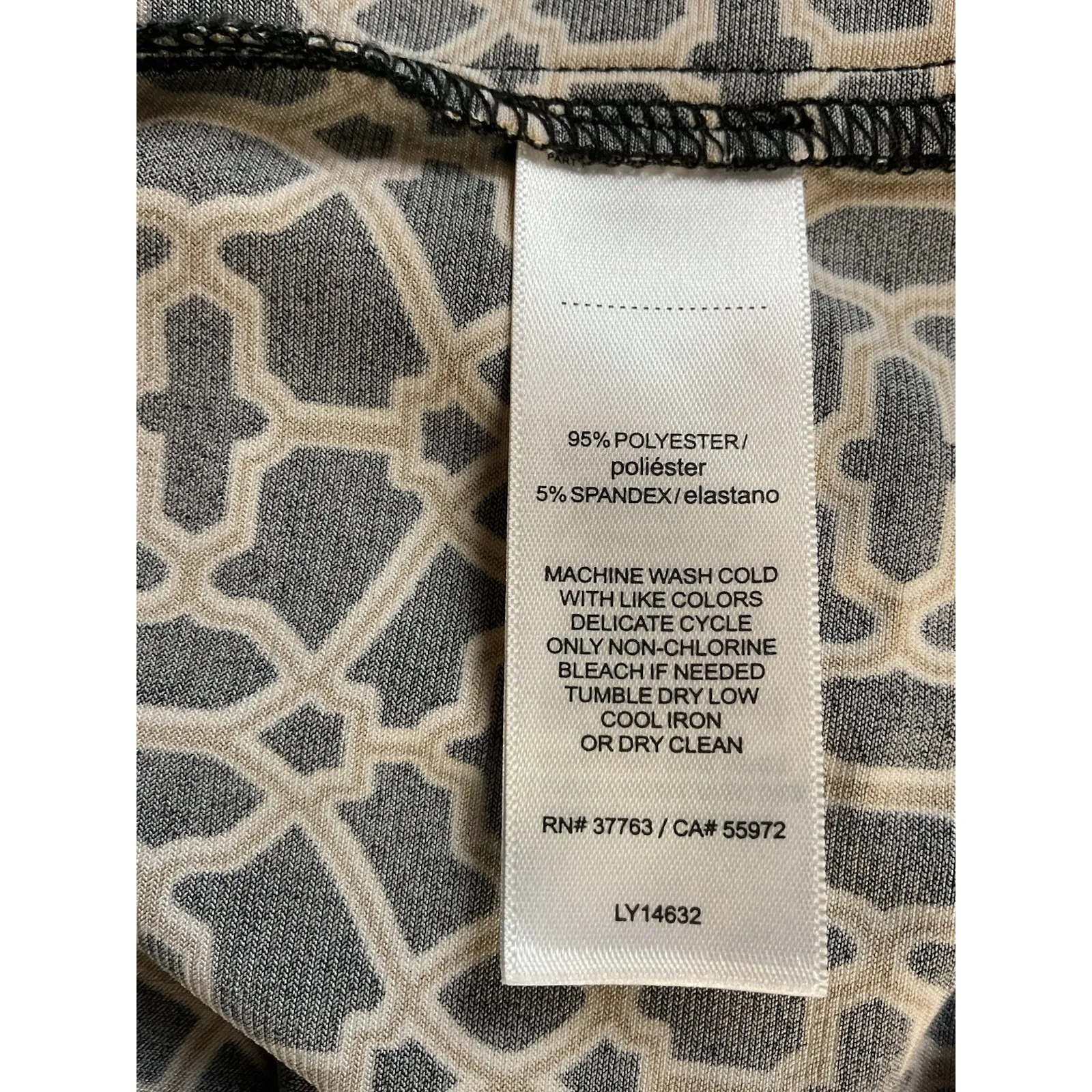 LAUNDRY By Shelli Segal Dress‎ Size 10 B&W Greek Key Print NEW With Tags $155 - Image 10