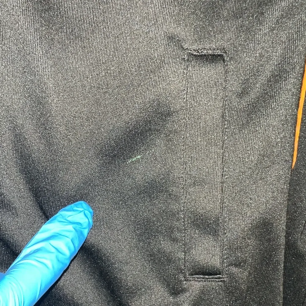 Nike The Athletic Dept Womens Small Black Long Sleeve Full Zip Track Jacket flaw - Image 6