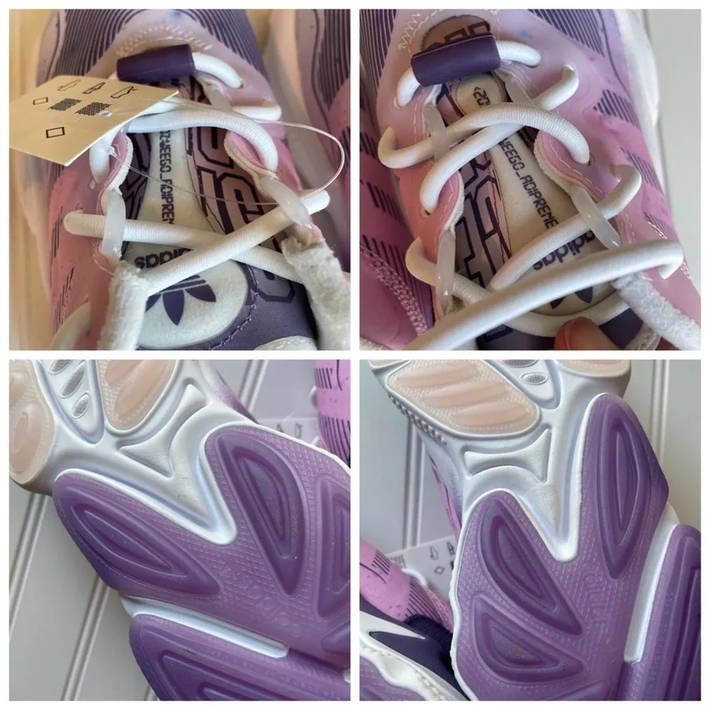 Adidas Ozweego Originals Sneaker Shoe Pink Tech Purple Size 5 Rare Stan Smith. - Image 8