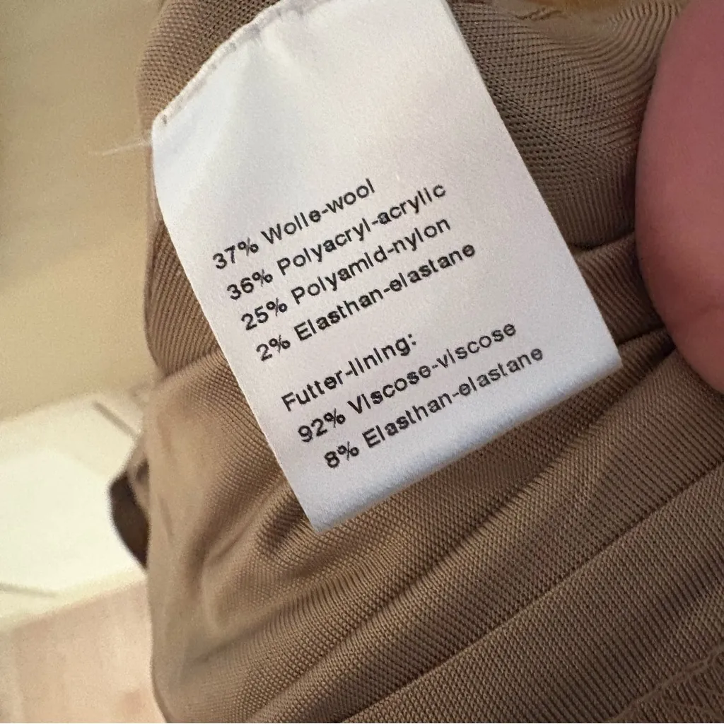 AKRIS PUNTO Ribbed Short Sleeve Dress Black Turtleneck Size 6 - Image 8