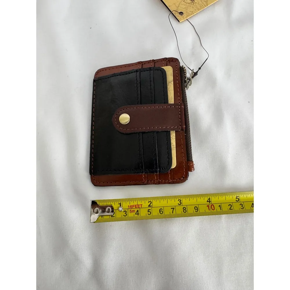 Patricia Nash Leather Card Holder Wallet Coin Purse Small Bifold - Image 5