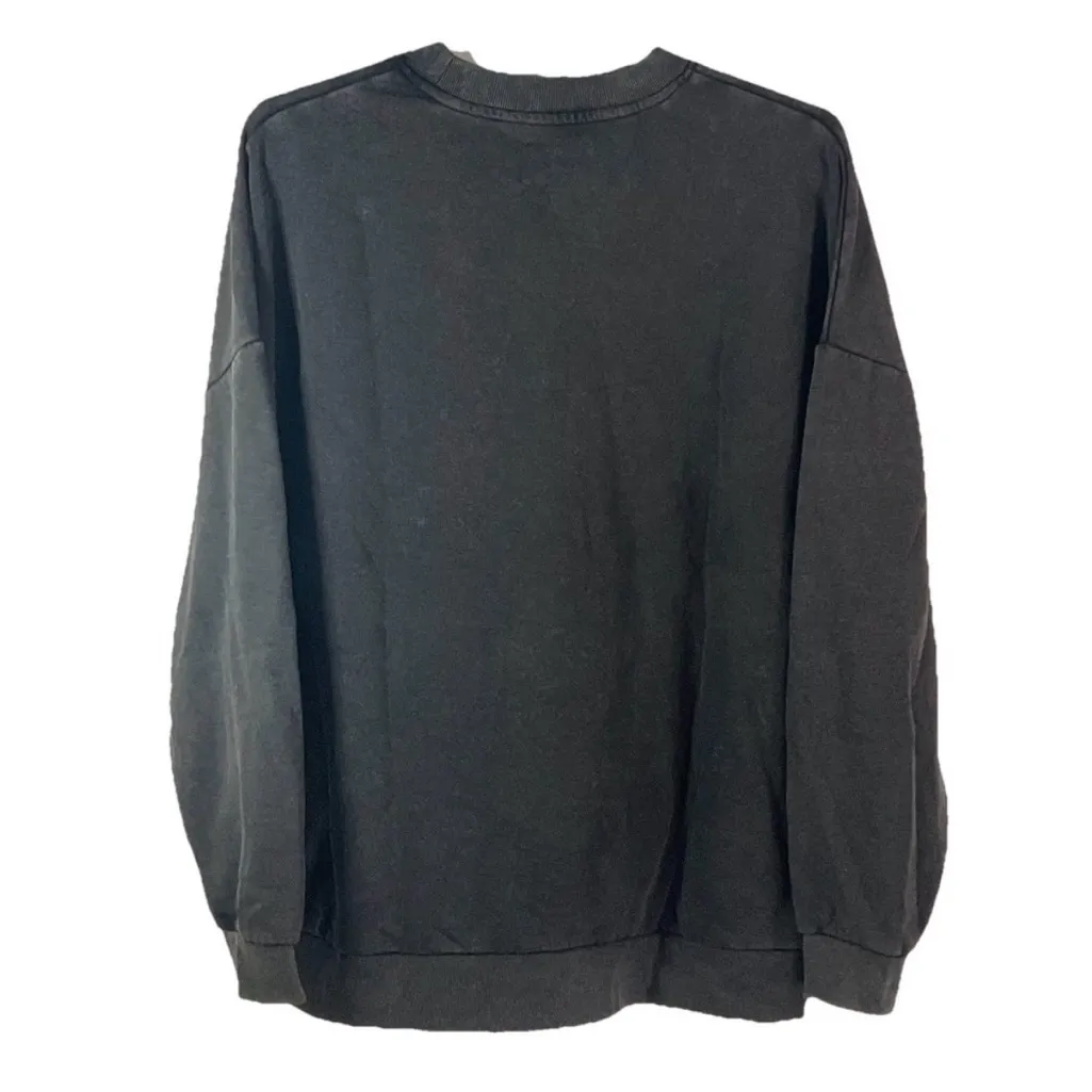 New York Jets Black NFL Game Couture Oversized Sweatshirt Size Small - Image 2