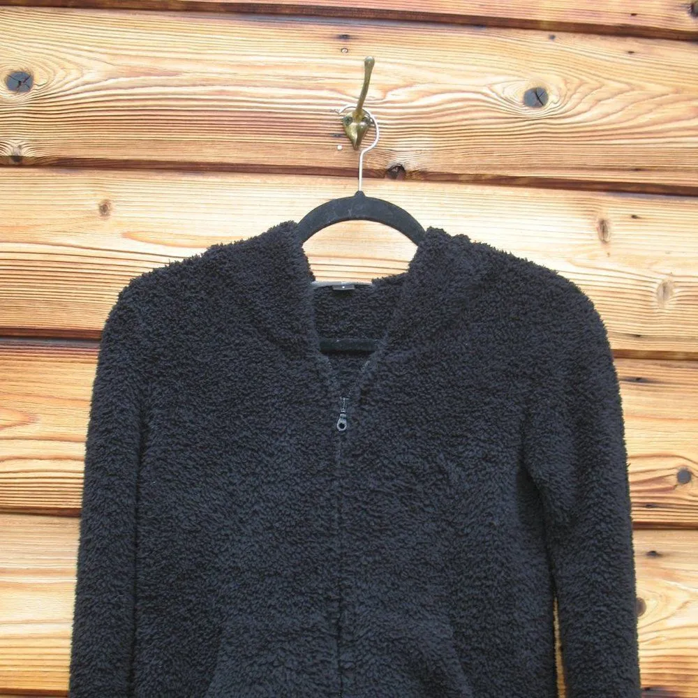 Barefoot Dreams Black Bamboo Lite Zip Hoodie Jacket - Image 5