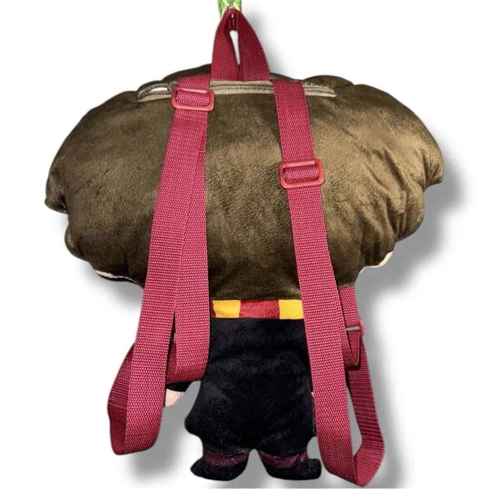Wizarding World of Harry Potter plush backpack and adjustable straps back pocket Black - Image 7