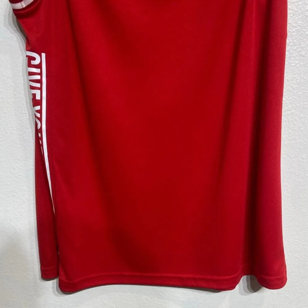 Shein Red Sleeveless Jersey Sz M - Image 4