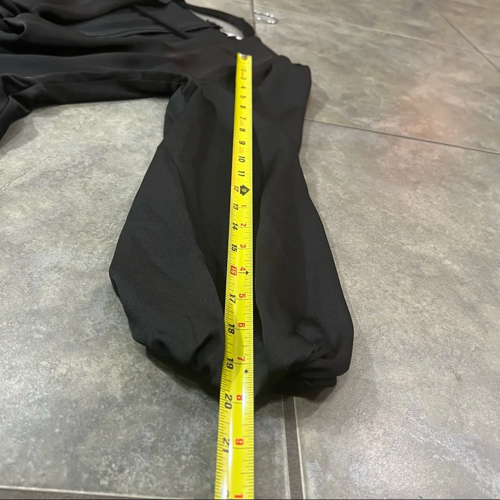 Baltic born black Woodbury satin mini dress Sz S Wedding Party Holiday Luxury - Image 9