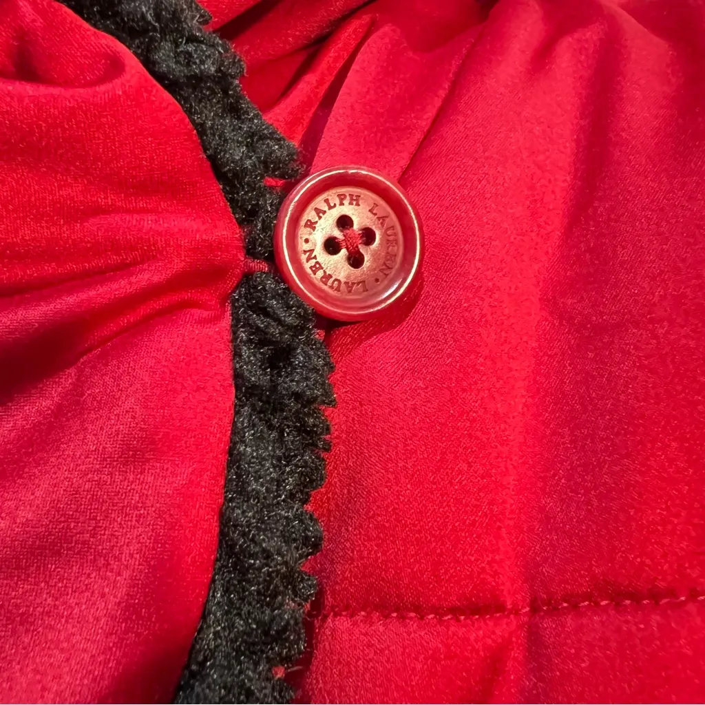 Ralph Lauren puffed vest with faux fur collar trim :Box OW1: - Image 6