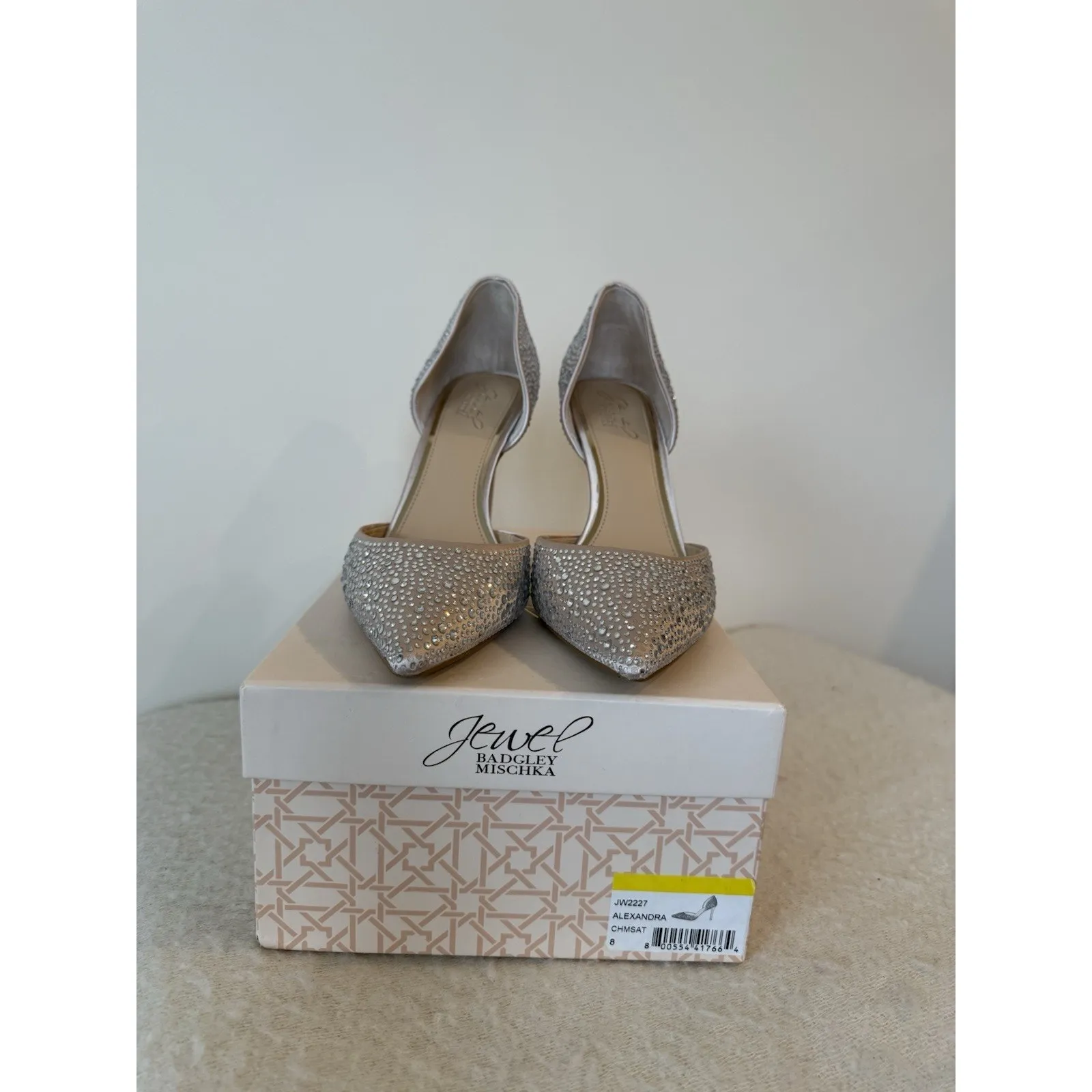 Jewel by Badgley Mischka Women's Alexandra Rhinestone D'Orsay Pumps Size 8.5 - Image 3