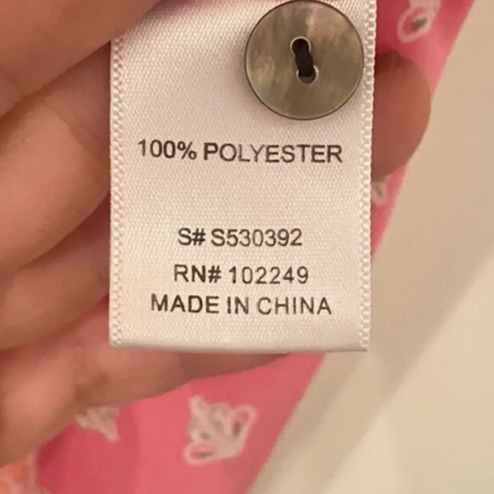 Brixon Ivy multicolor button v-neck silk like tank blouse - Image 5