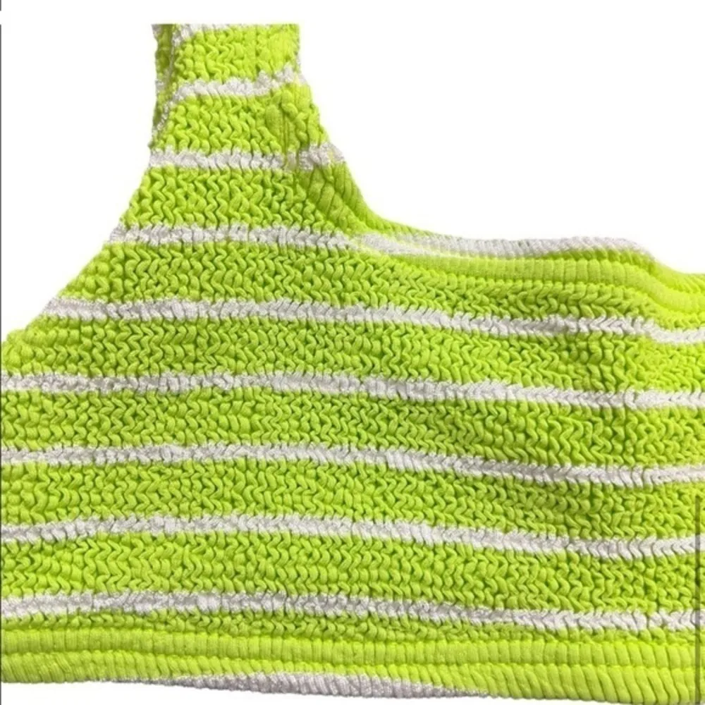 BOND EYE MALIBU CROP ECO BIKINI TOP STRIPPED Size undefined - Image 3