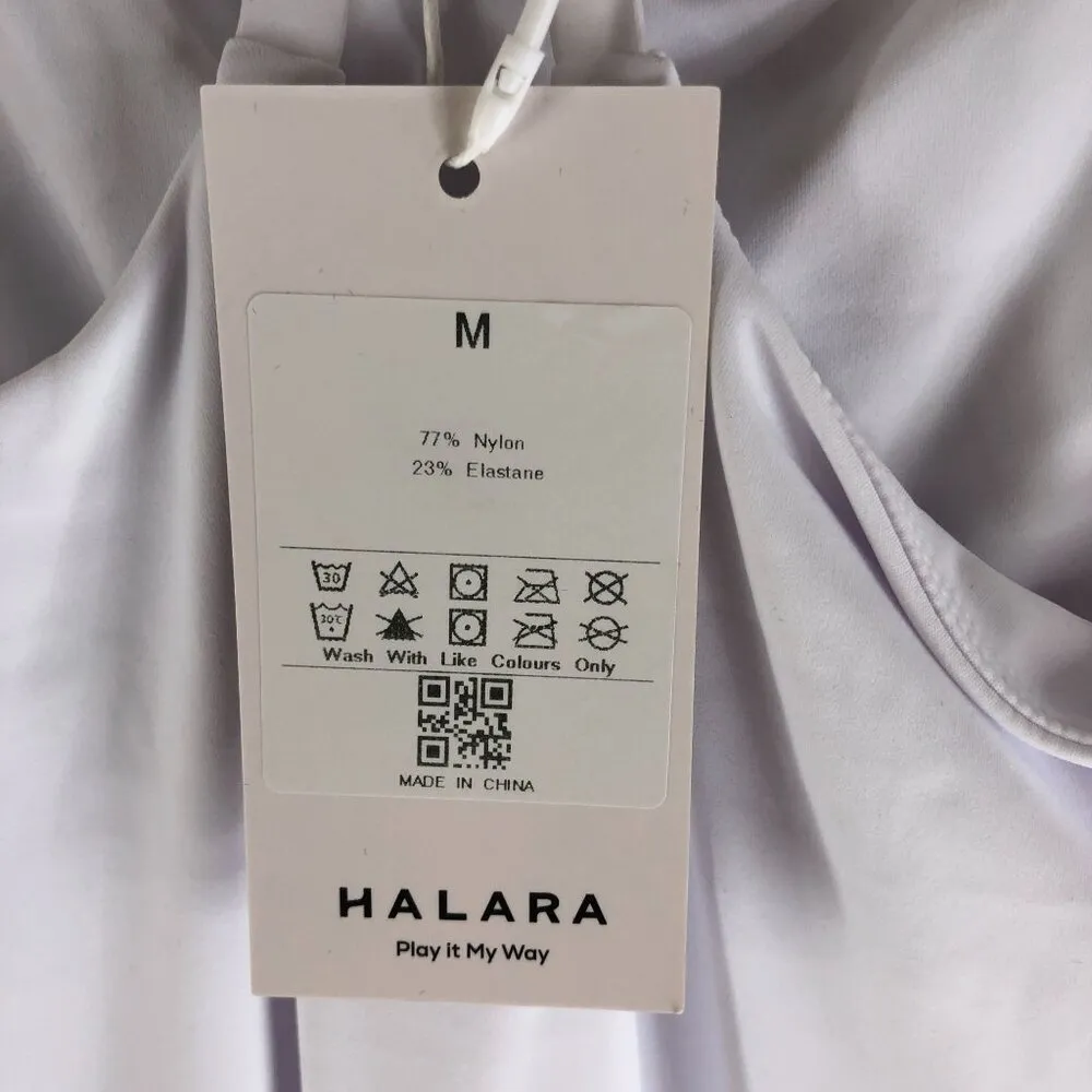 Halara Softlyzero Airy Backless Cut Out Adjustable 2-in-1 Active Dress White M - Image 5