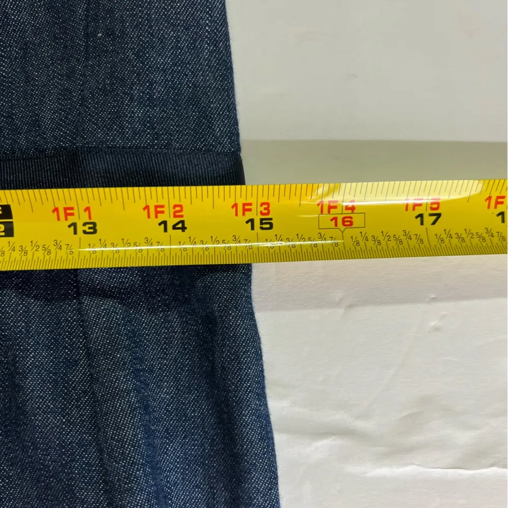 Gap Designed and crafted denim short sleeve mini dress pockets zipper 4 casual - Image 7