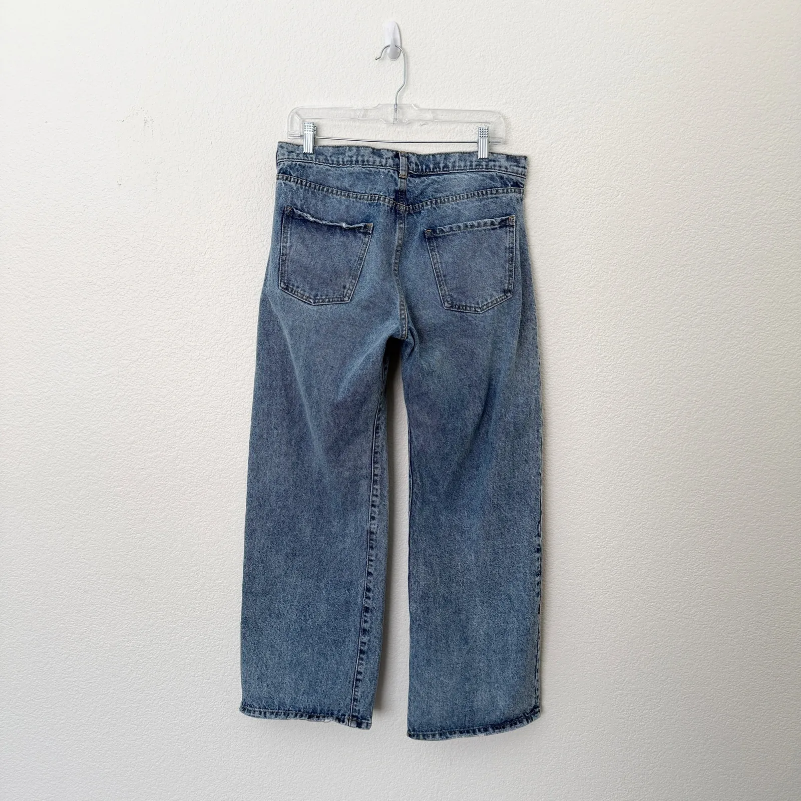 [Maison Martin Margiela] Exposed Contrast Dropped Pocket Straight Leg Jeans 40 Blue Size undefined - Image 3