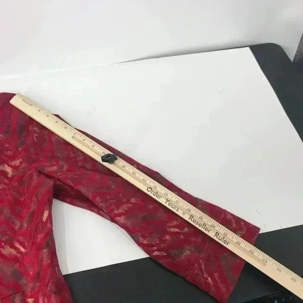 Red Metallic Chevron Button - Image 11