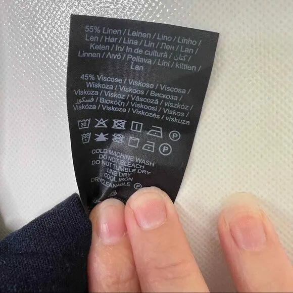 Vero Moda Womens Large Navy Blue Sleeveless Dress‎ Casual Elegant Versatile - Image 3