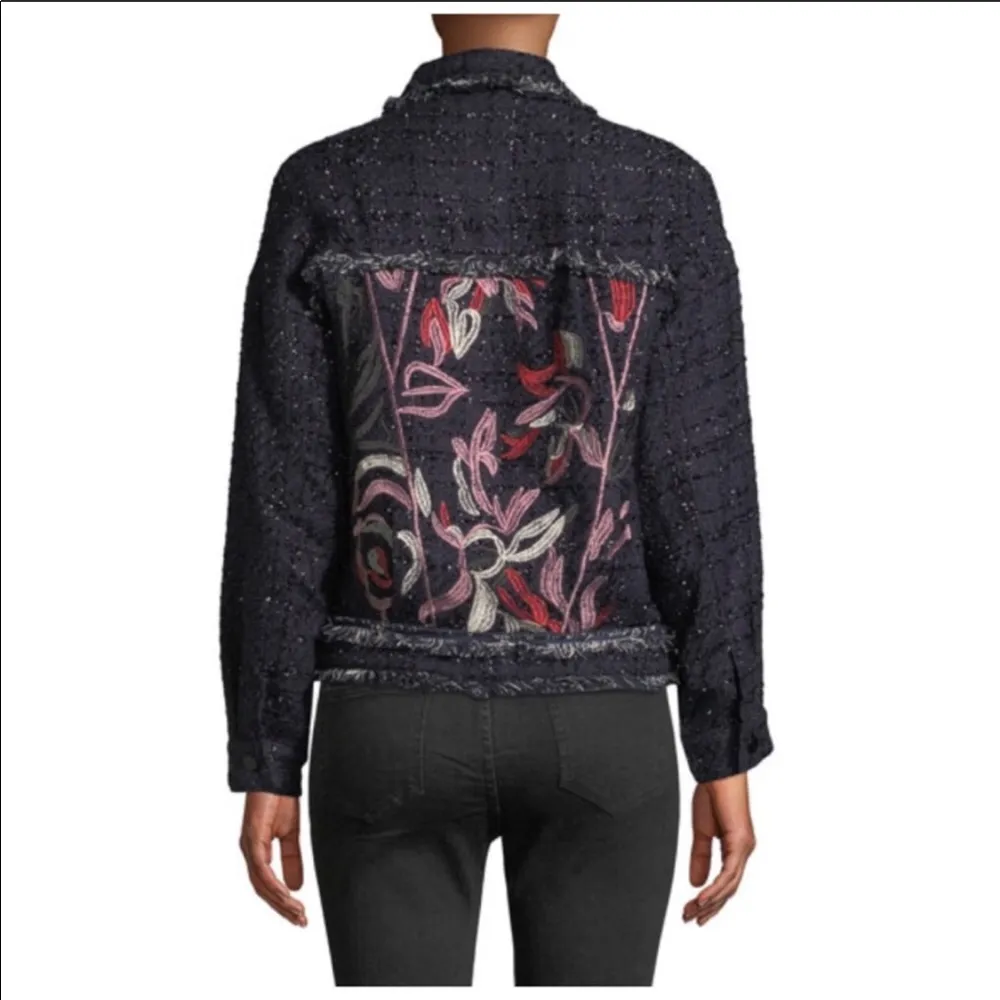 Foxiedox Floral Takeo Embroidered Jacket Medium - Image 2