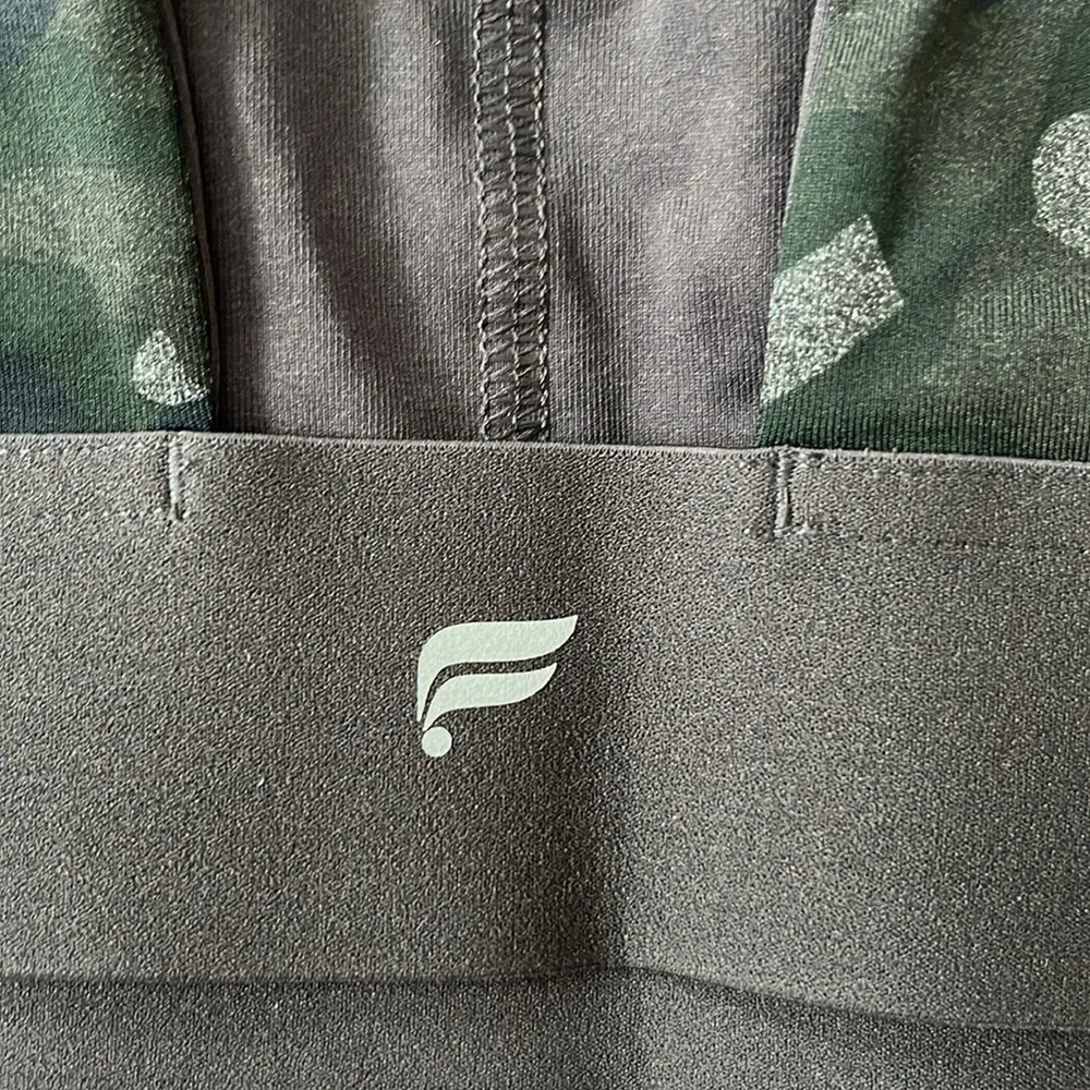 New FABLETICS Sports bra All Day Every Day in Charcoal Camp size Large - Image 11