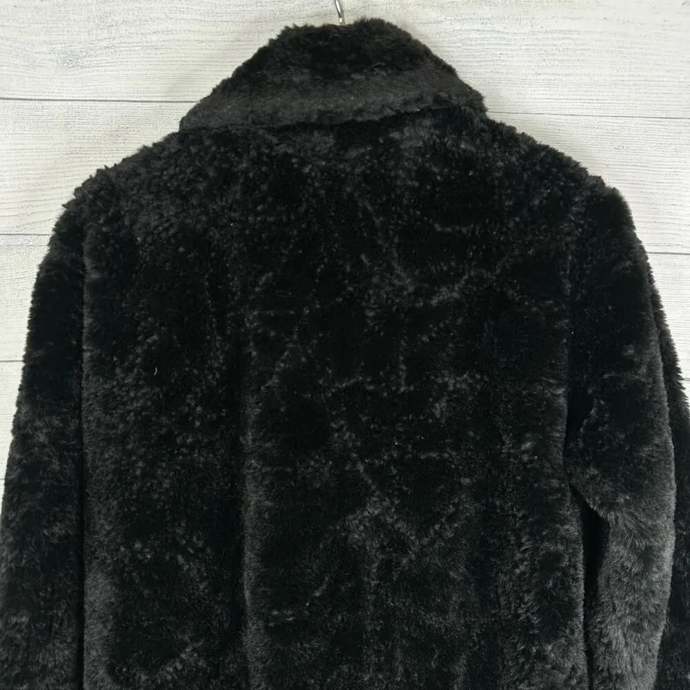 UGG Womens size XXS Kianna Faux Fur Jacket Black - Image 7
