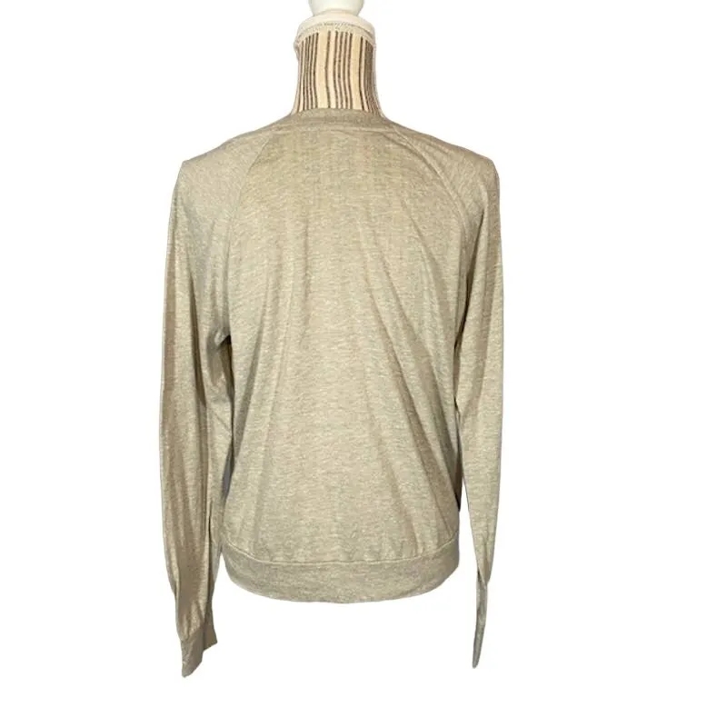 Forever 21 Women’s Light Olive Long Sleeve Pullover Casual Sweatshirt Size Large - Image 3