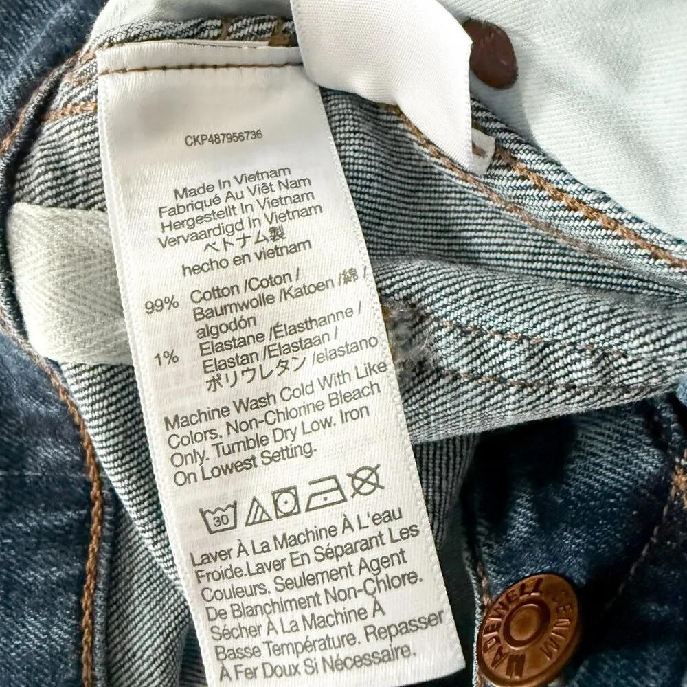 Madewell | NWOT | Mid-Rise Stovepipe Jeans in Deming Wash | Sz 27 - Image 7