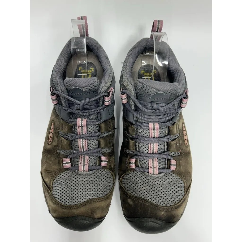 Keen Steen Vent Hiking Shoes Womens Size 10 Gray Leather Outdoor - Image 4