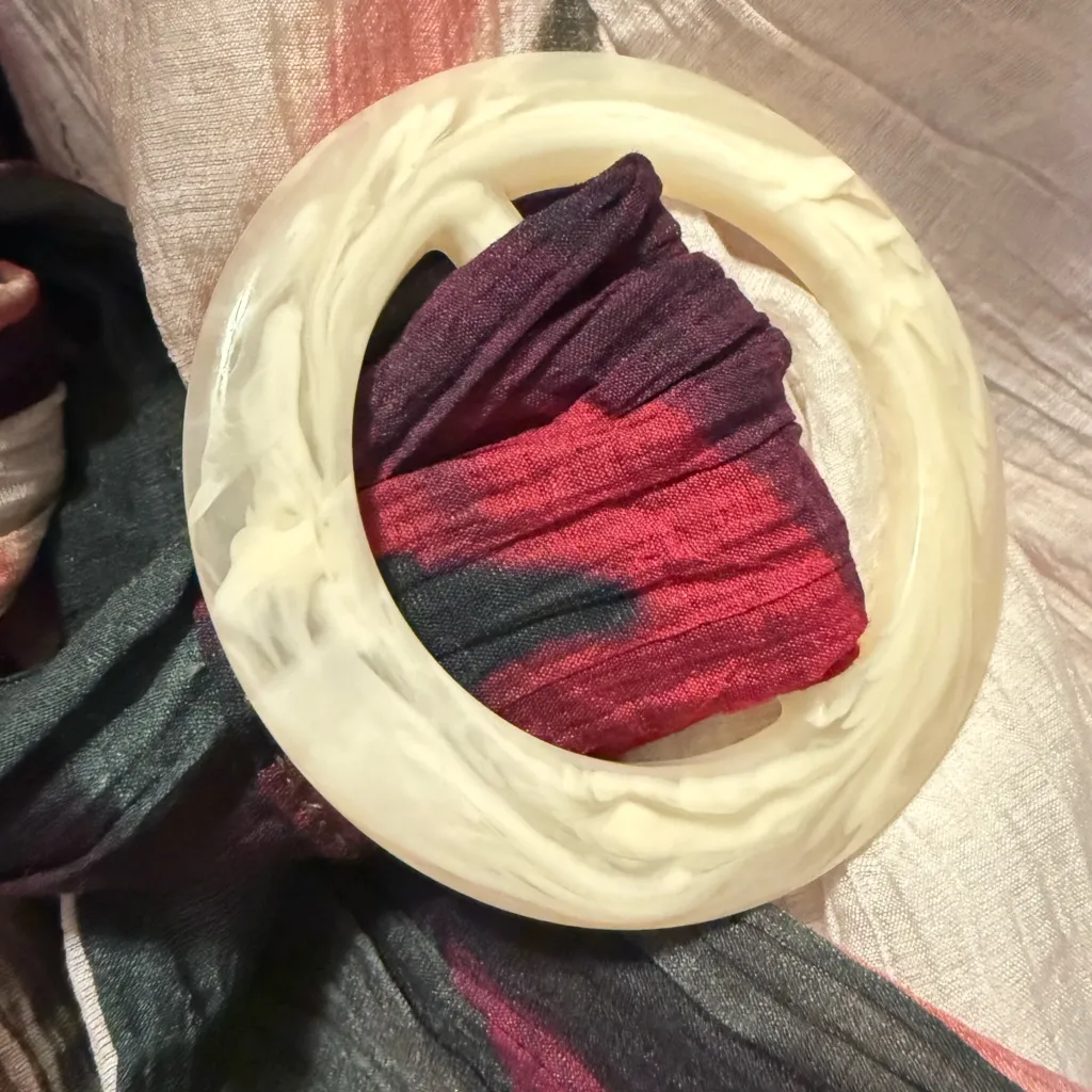 Zara Large Asymmetrical Printed Dress With Wrinkle Effect Self Belt Multicolored - Image 10