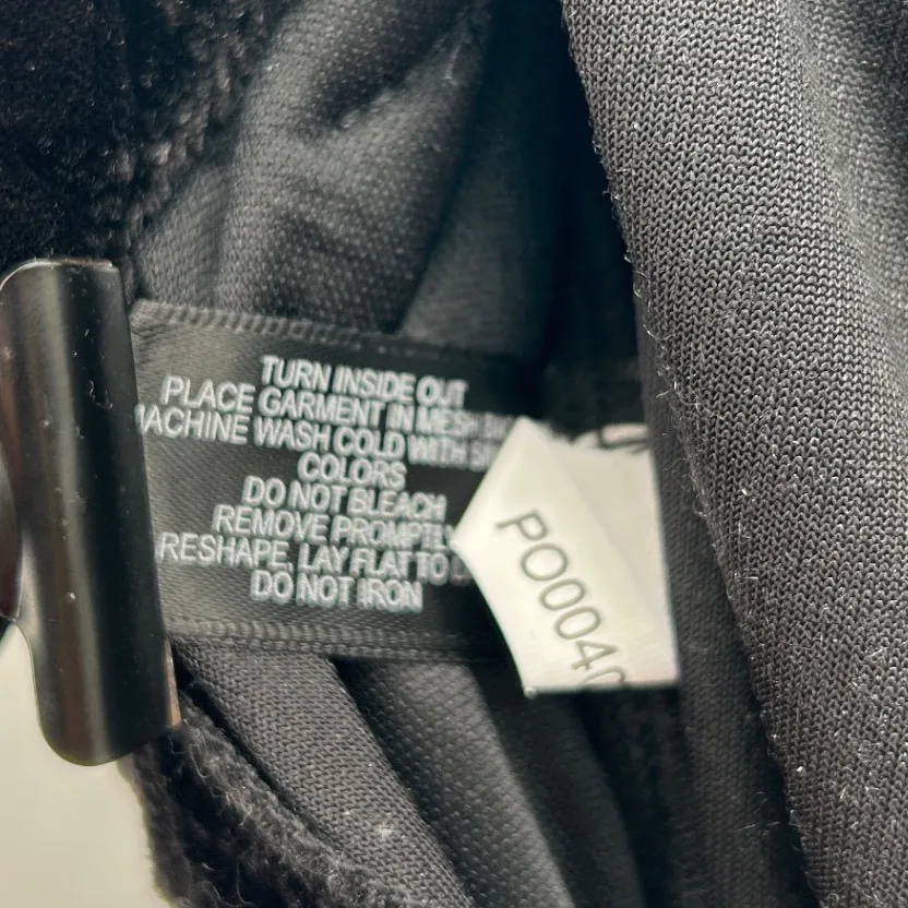 Boston Proper Malibu Black Velvet Wide Leg Trouser Pants Size 12 - Image 6