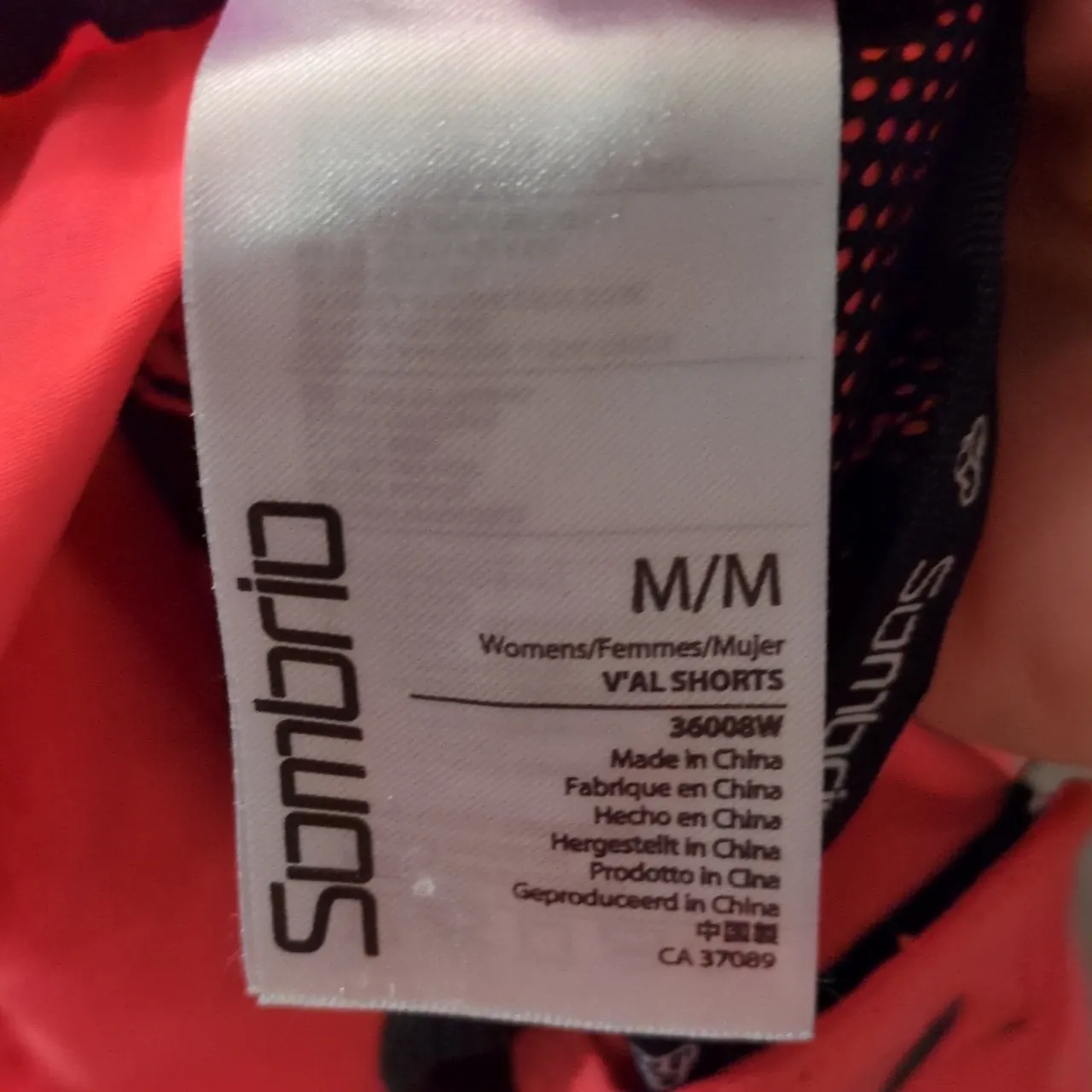 Sombrio Pink V' Al Mountain Biking Shorts Size Medium - Image 5