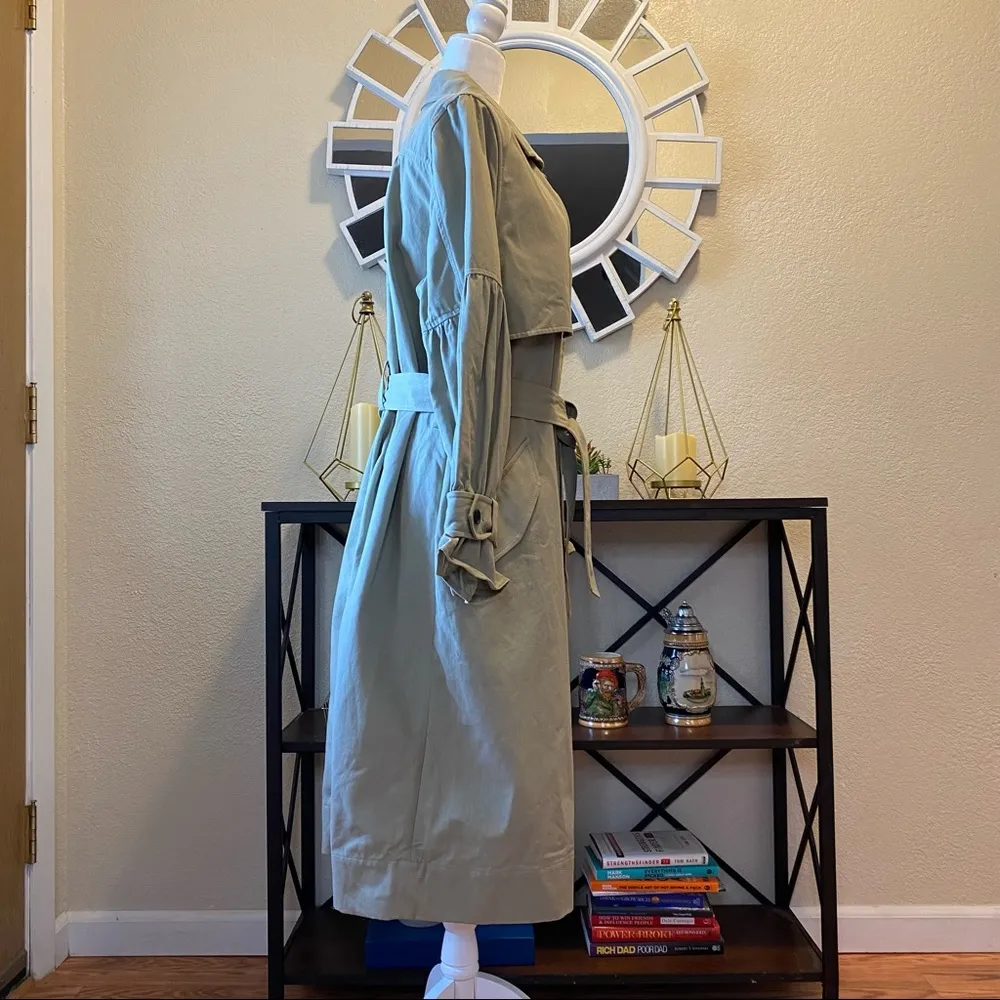 Joie Alwena Trench Coat in Khaki Size XL NWT - Image 8