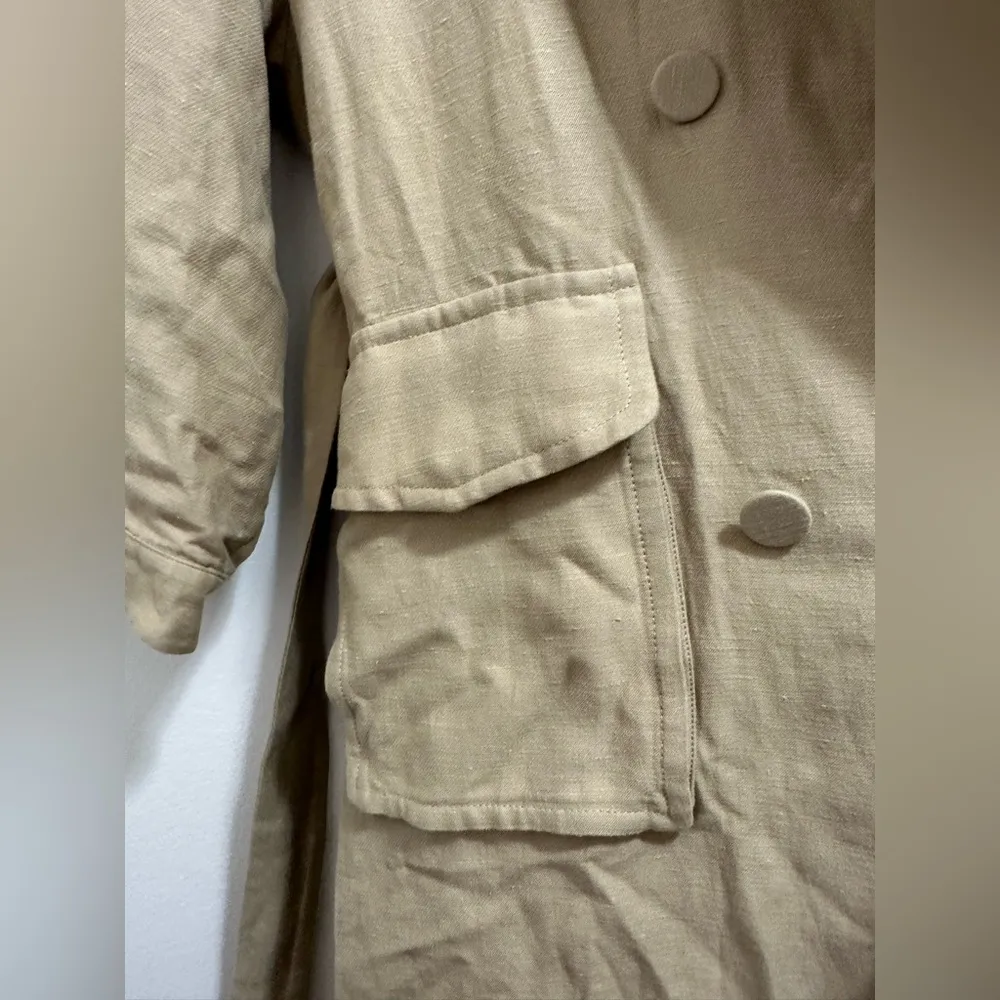 NEW & Other Stories Beige Oversized Belted Trench Coat Stockholm Atelier - Image 8