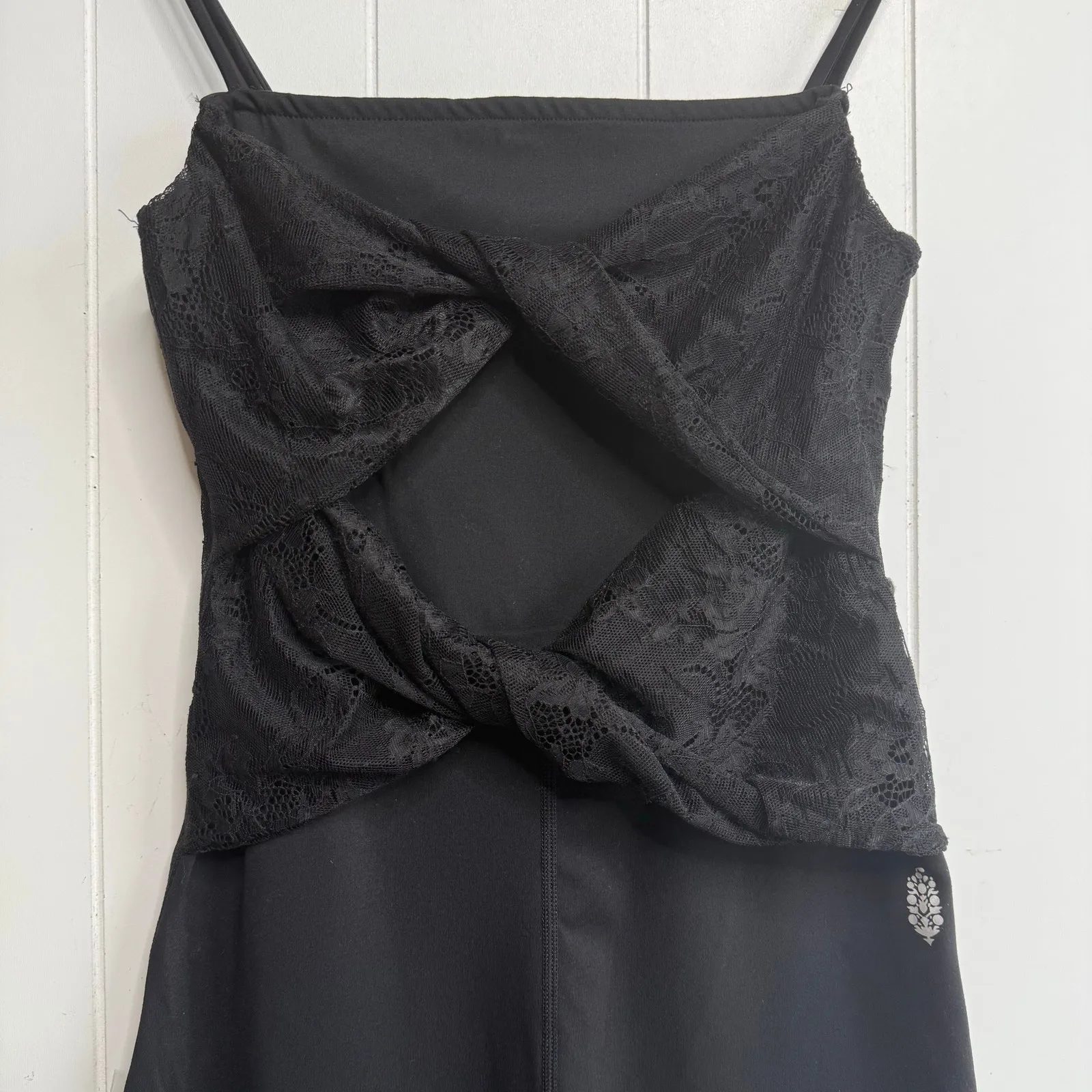 Free People onesie jumpsuit romper lace one-piece activewear sportswear Small - Image 4