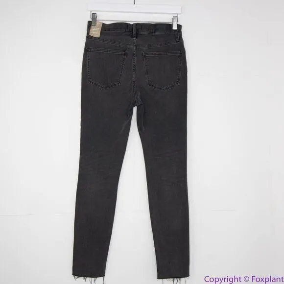 NEW Madewell 9" Mid-Rise Skinny Jeans in Black‎ Sea, 28 - Image 6