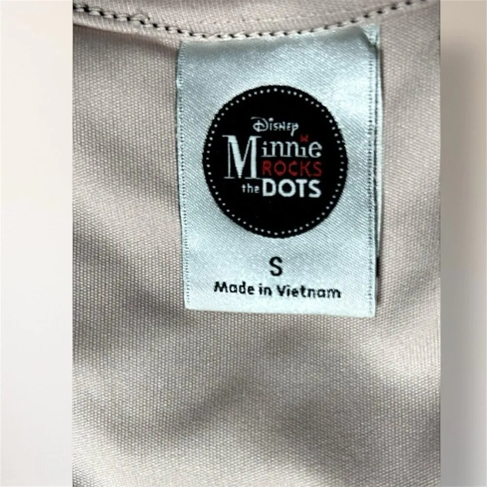 Disney Minnie Rocks the Dots Black Polka Dot Lace Mini Dress Whimsigoth Witchy S - Image 7